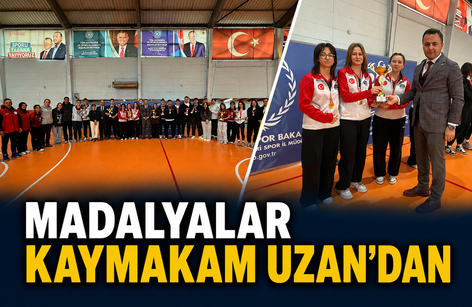 Madalyalar Kaymakam Uzan’dan