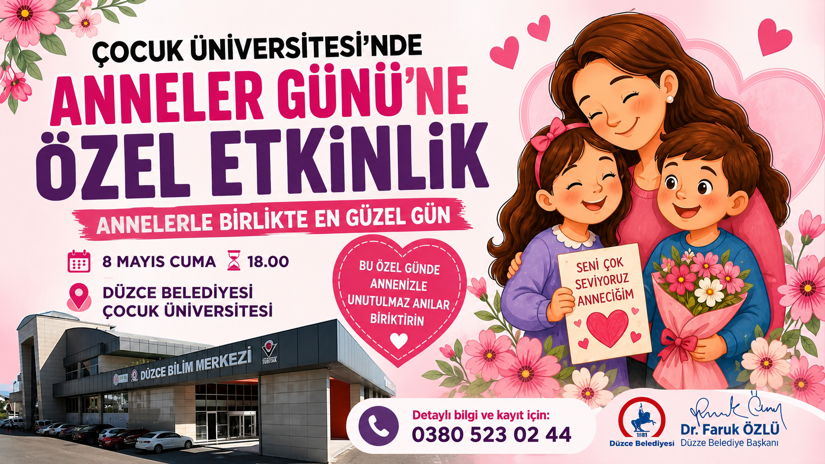 Çocuk Üniversitesi’nde Anneler Gününe Özel Etkinlik