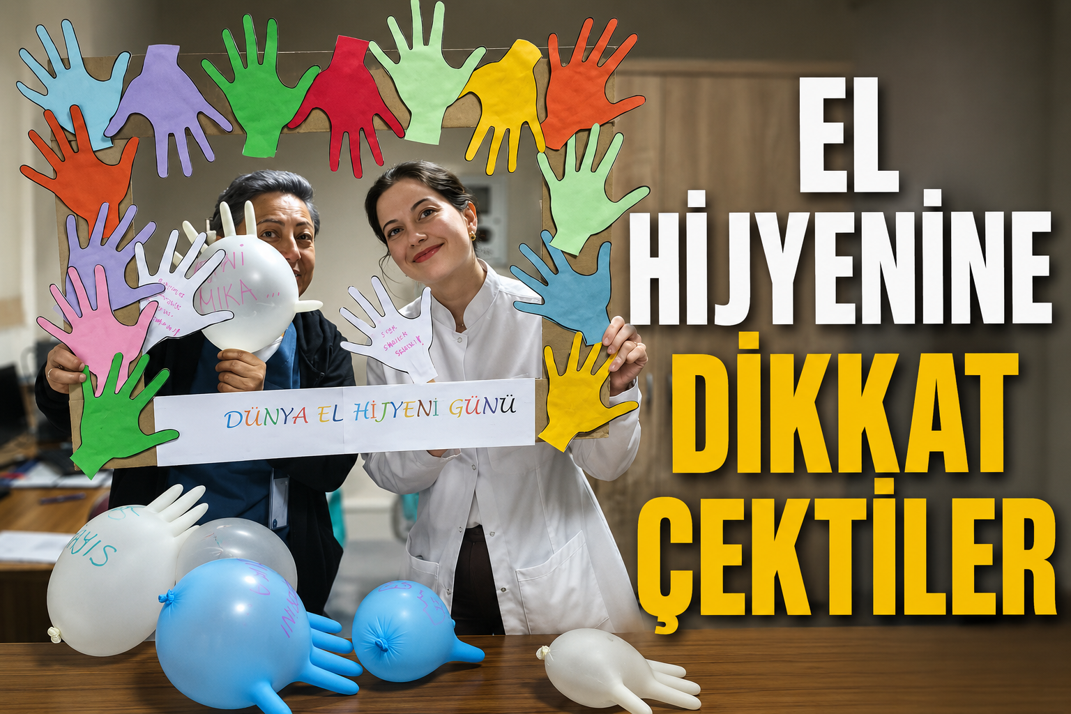 El Hijyenine Dikkat Çektiler