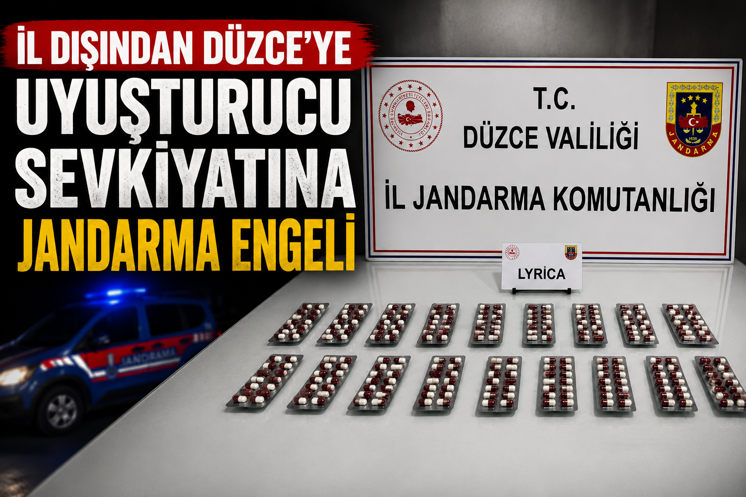 İl Dışından Düzce'ye Uyuşturucu Sevkiyatına Jandarma Engeli