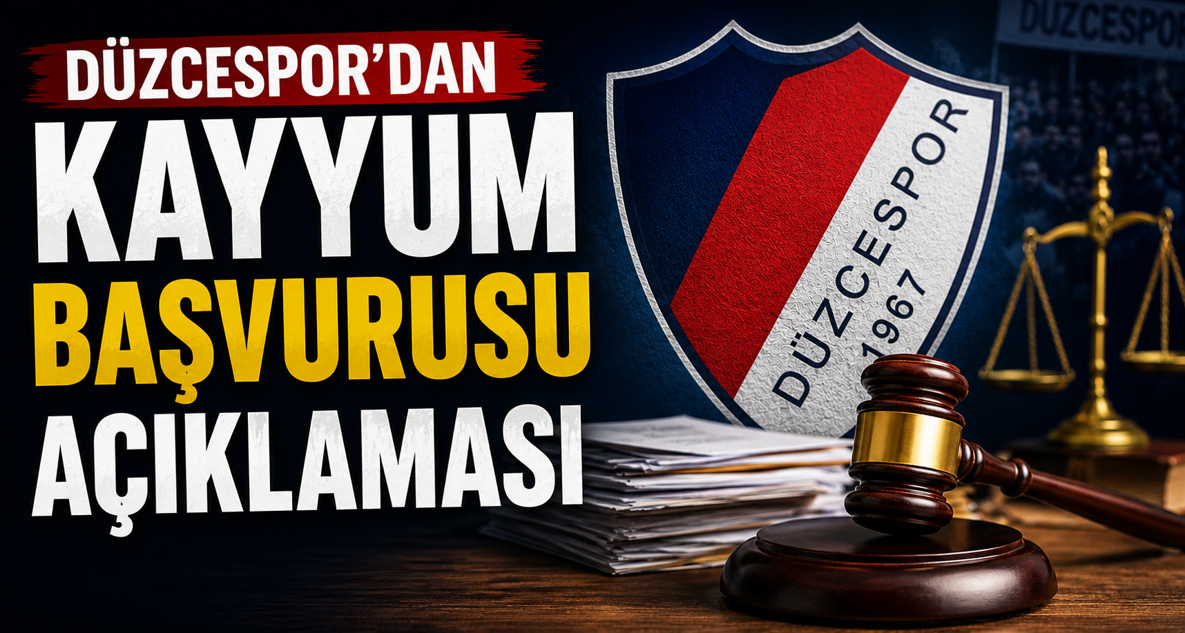 Düzcespor’dan Kayyum Başvurusu Açıklaması