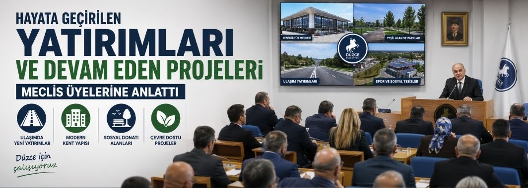 Başkan Özlü, Belediye Meclisi’ne Hitap Etti