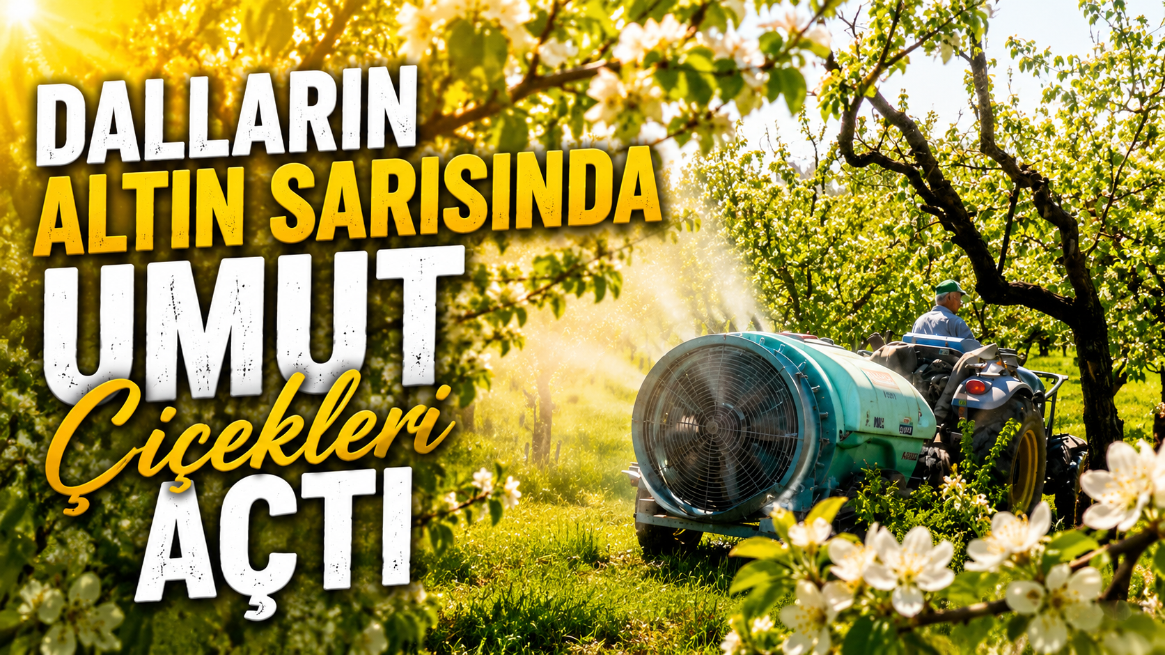 Dalların Altın Sarısında Umut Çiçekleri Açtı