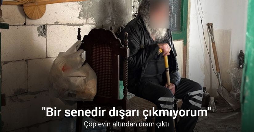 Çöp evin altından dram çıktı: 