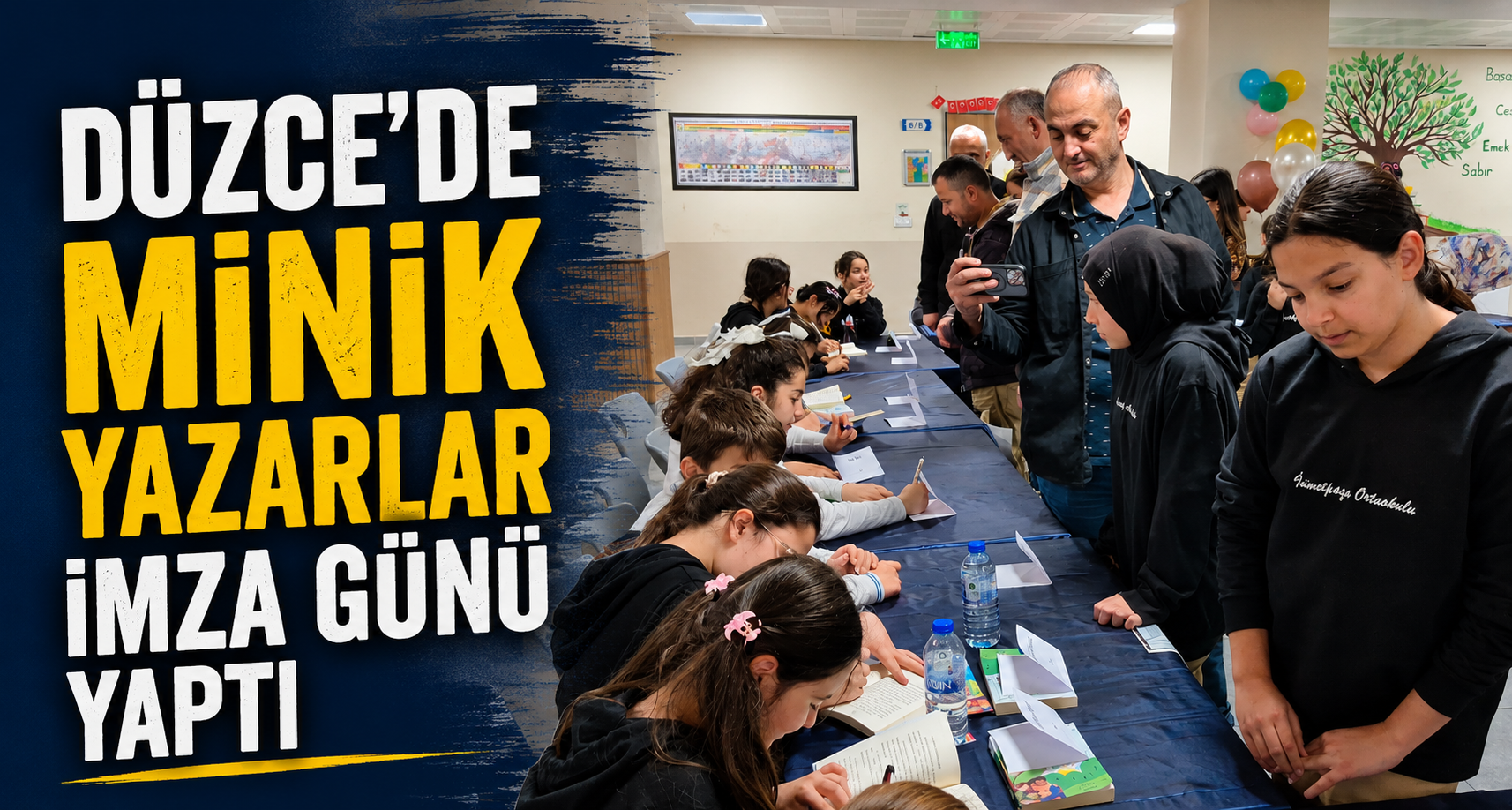 Düzce'de Minik Yazarlar İmza Günü Yaptı