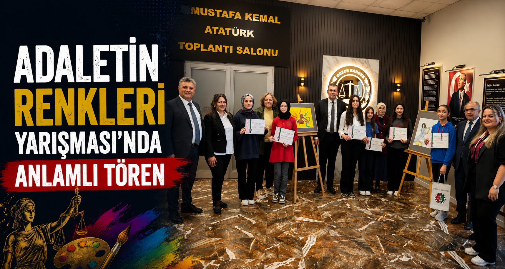 Adaletin Renkleri Yarışması’nda Anlamlı Tören