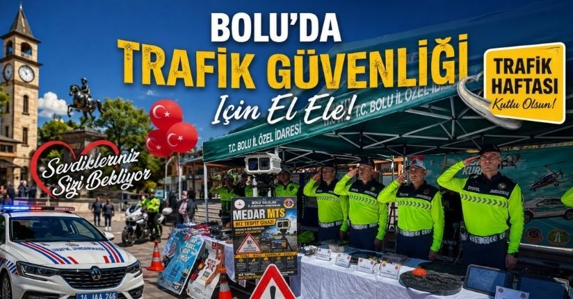 Bolu’da Trafik Haftası çeşitli etkinliklerle kutlandı