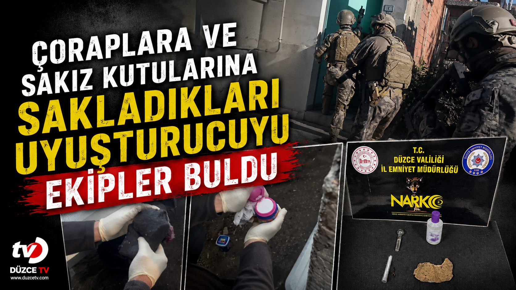 Çoraplara Ve Sakız Kutularına Sakladıkları Uyuşturucuyu Ekipler Buldu