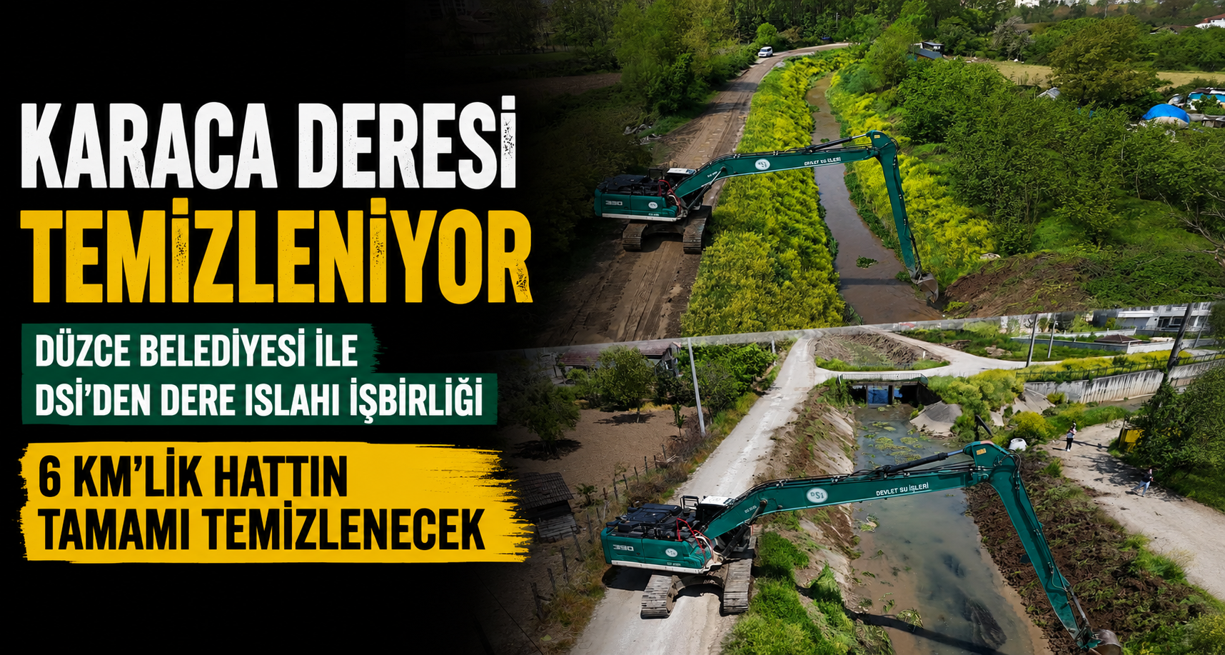 Karaca Deresi Temizleniyor