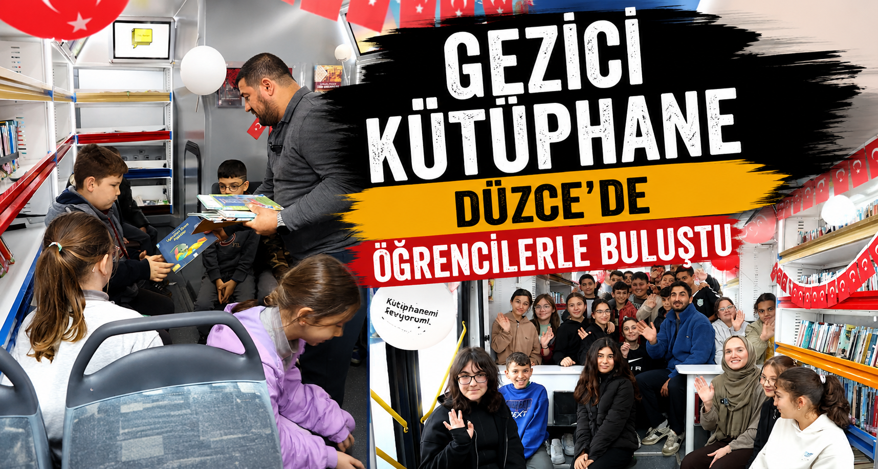 Gezici Kütüphane Köy Okullarında Öğrencilerle Buluştu