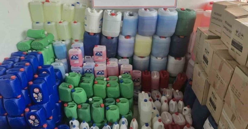 Uzunköprü’de 1 milyon 950 bin TL’lik sahte deterjan ele geçirildi