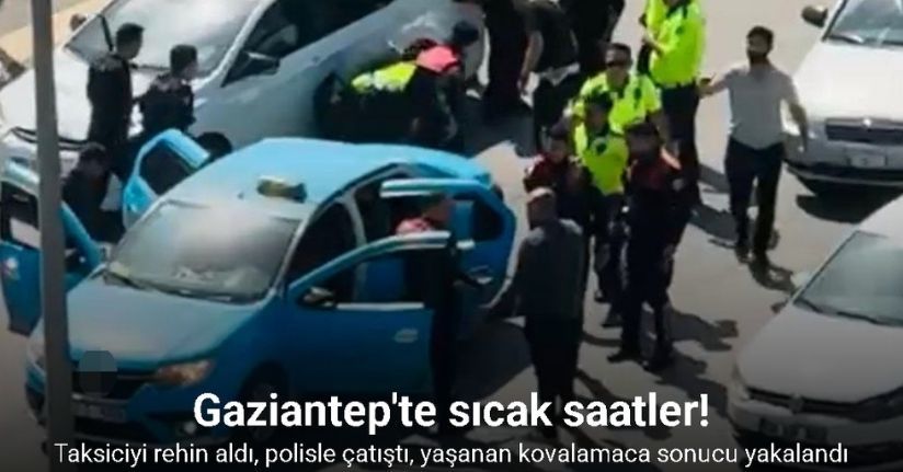 Taksiciyi rehin alıp, polisle çatışan şahıs yaşanan kovalamaca sonucu yakalandıTaksiciyi rehin alıp, polisle çatışan şahıs yaşanan kovalamaca sonucu yakalandı