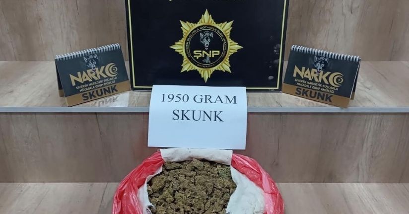 Şanlıurfa’da 4 kilo 250 gram uyuşturucu ele geçirildi