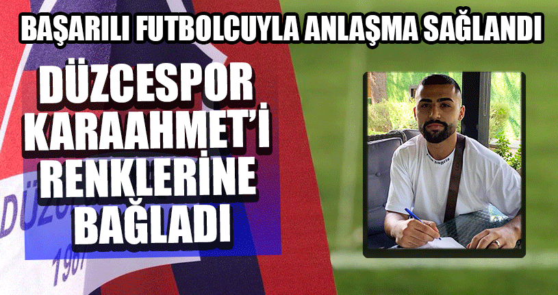 Düzcespor Karaahmet’i Renklerine Bağladı