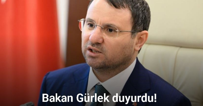 Bakan Gürlek: 