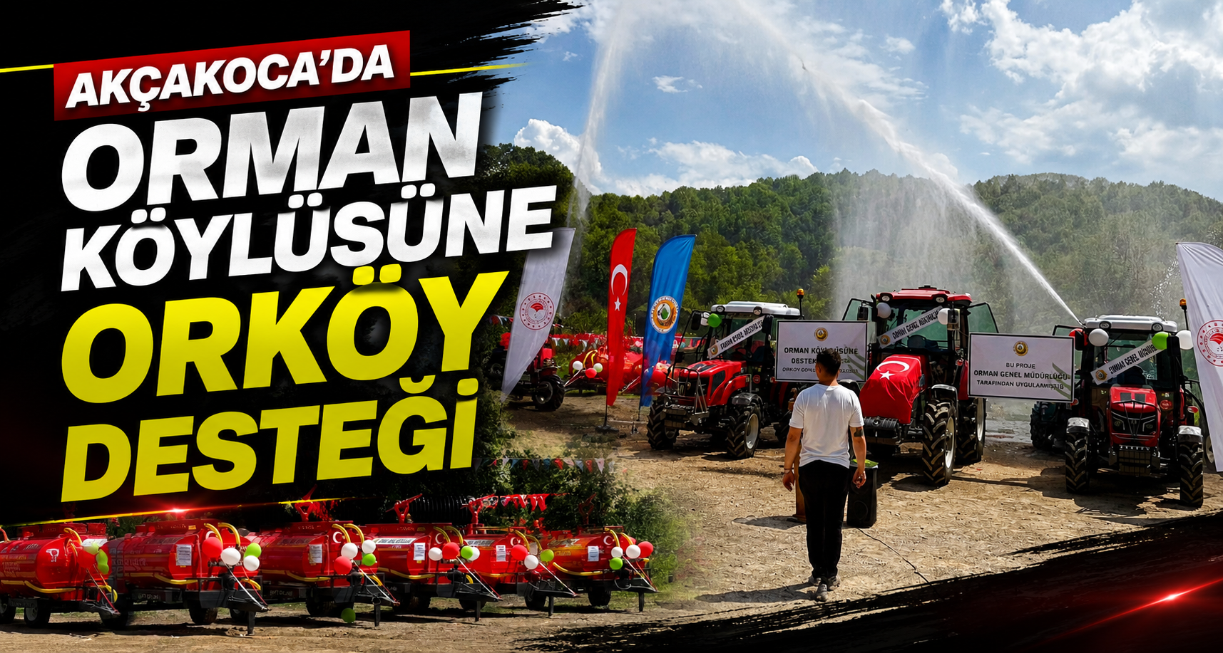 Akçakoca'da Orman Köylüsüne ORKÖY Desteği