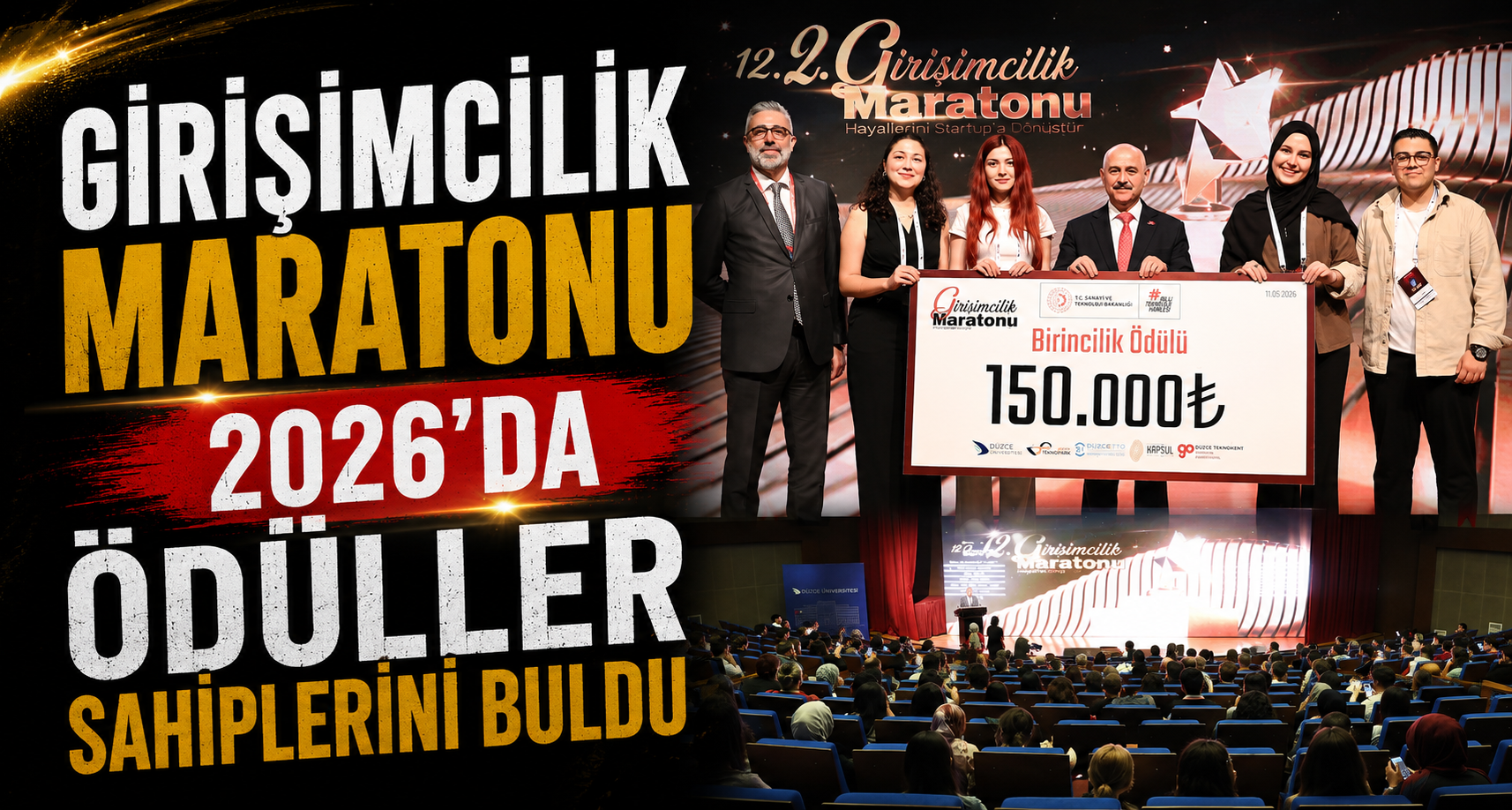 Girişimcilik Maratonu 2026’da Ödüller Sahiplerini Buldu