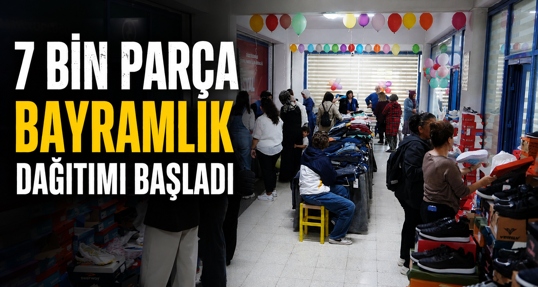 7 Bin Parça Bayramlık Dağıtımı Başladı