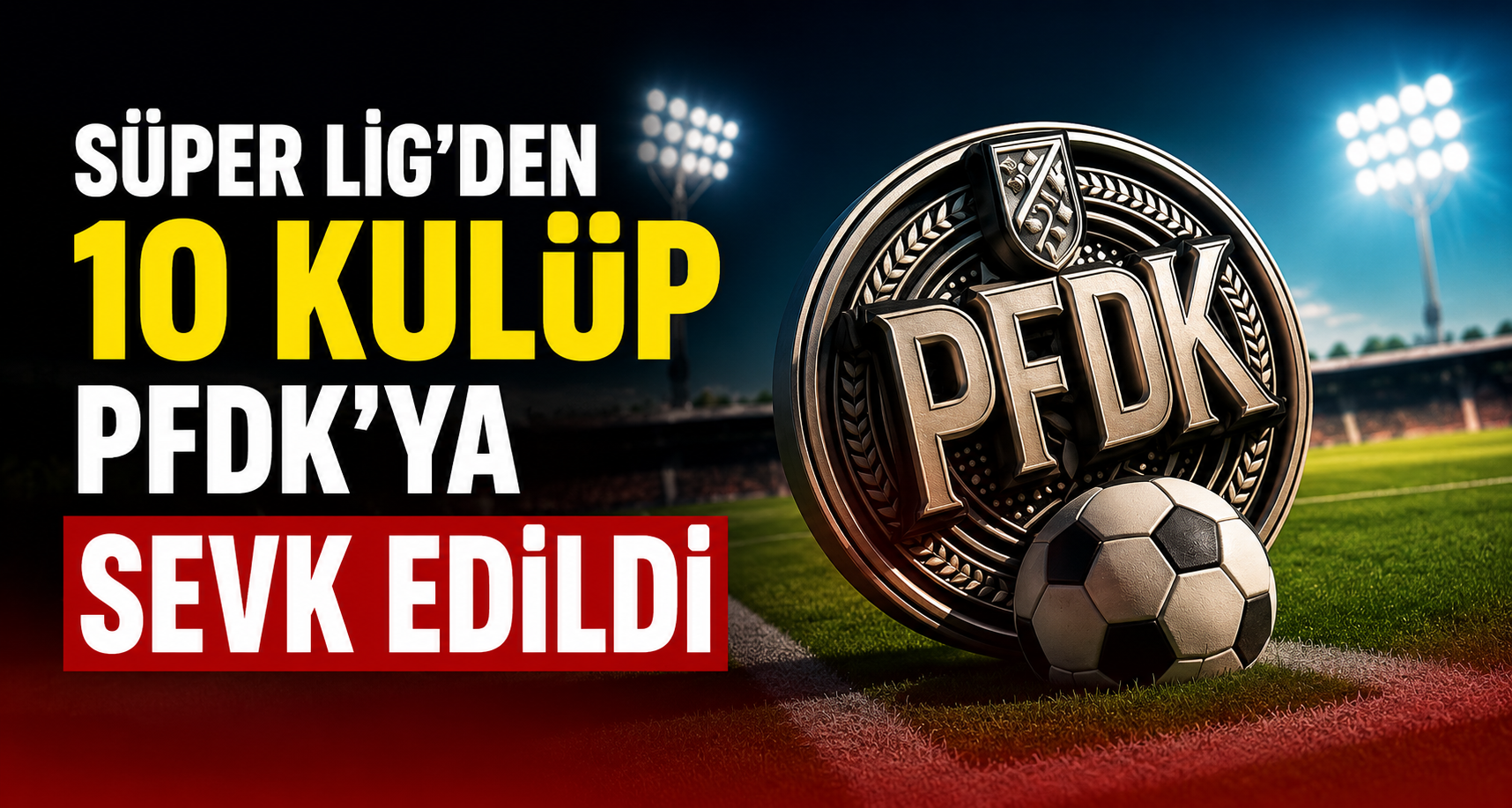 Süper Lig’den 10 kulüp PFDK’ya sevk edildi