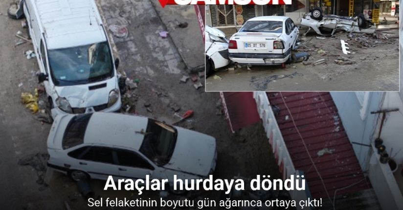 Sel felaketinin boyutu gün ağarınca ortaya çıktı!