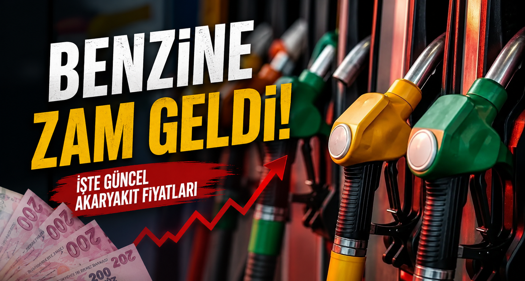 Benzine zam geldi
