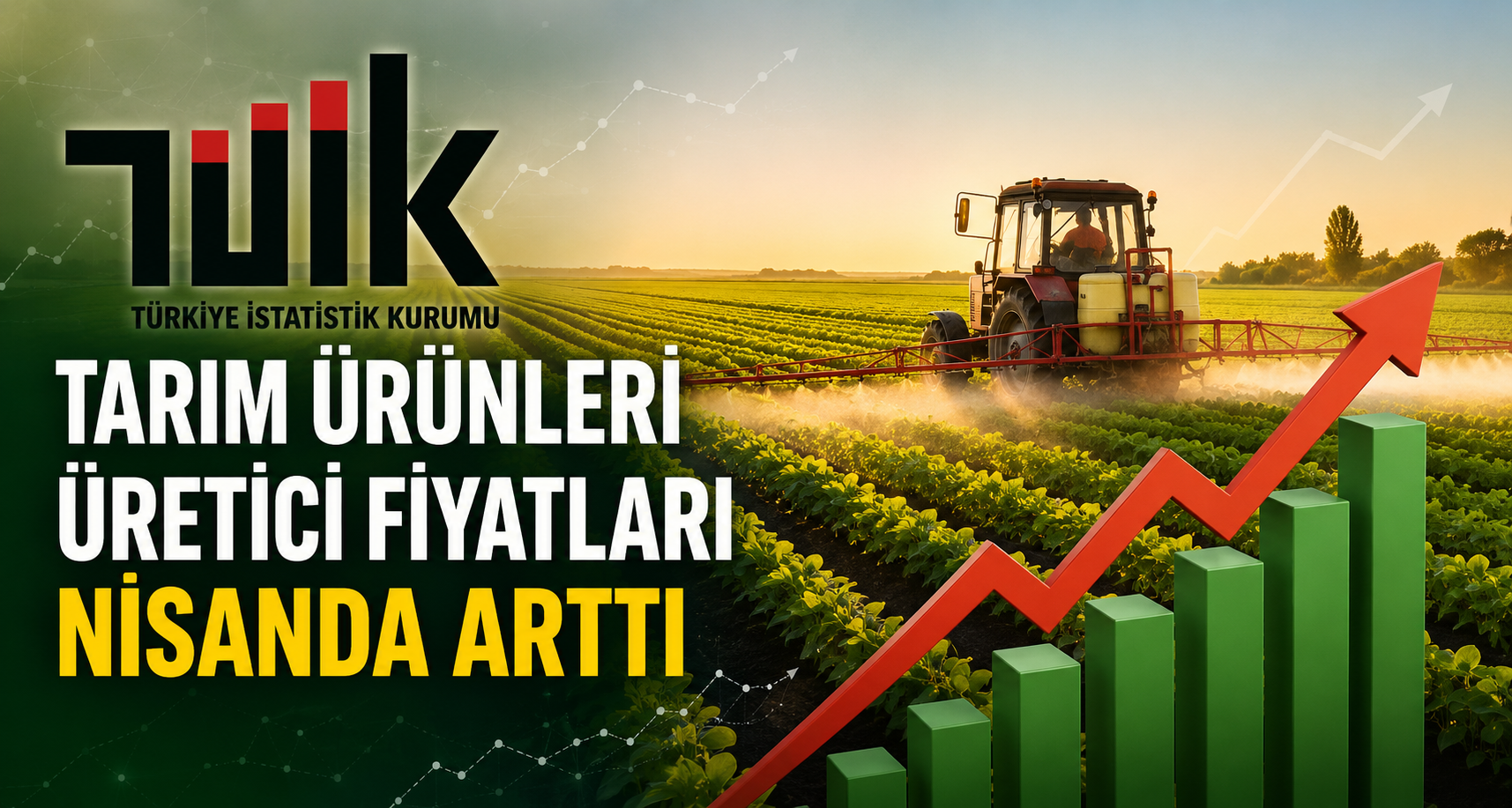 TÜİK: Tarım ürünleri üretici fiyatları nisanda arttı