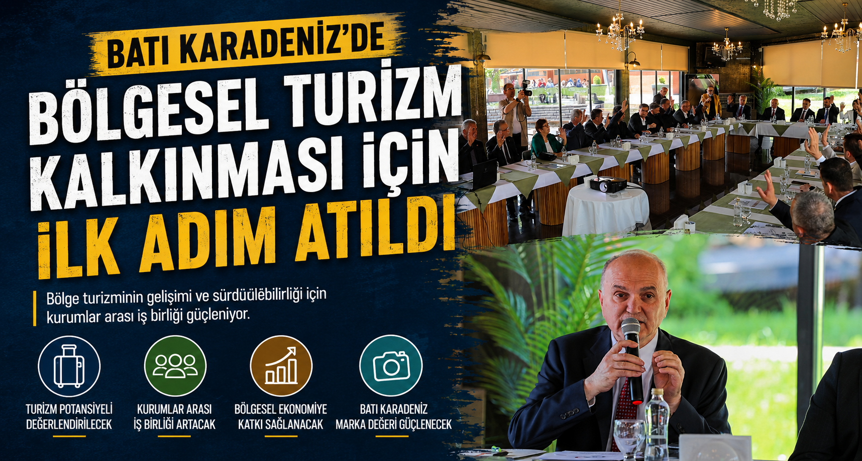 Batı Karadeniz’de Bölgesel Turizm Kalkınması İçin İlk Adım Atıldı