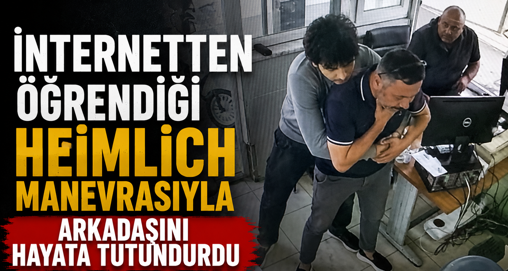 İnternetten Öğrendiği Heimlich Manevrasıyla Arkadaşını Hayata Tutundurdu