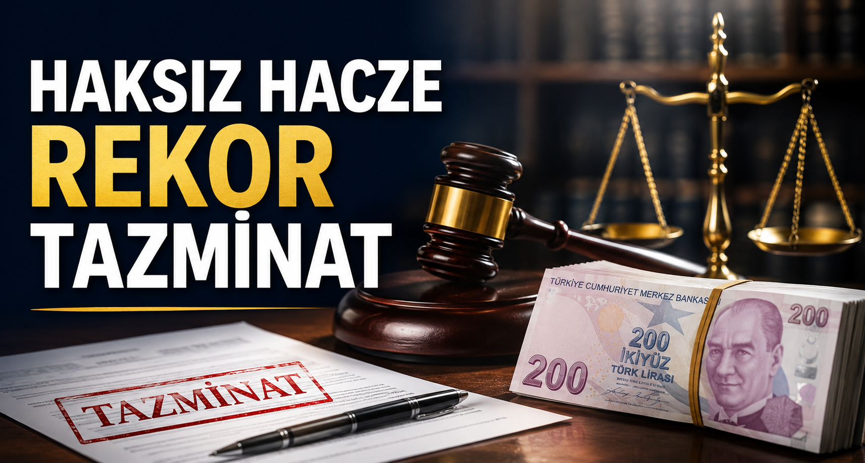 Haksız hacze rekor tazminat