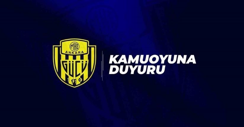 MKE Ankaragücü’nden 3 dönem transfer yasağına ilişkin açıklama