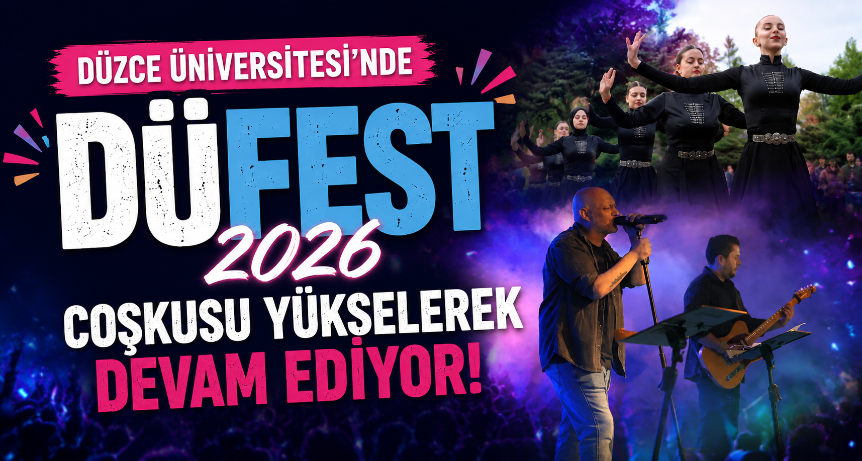 Düzce Üniversitesi’nde DÜFest 2026 Coşkusu Yükselerek Devam Ediyor