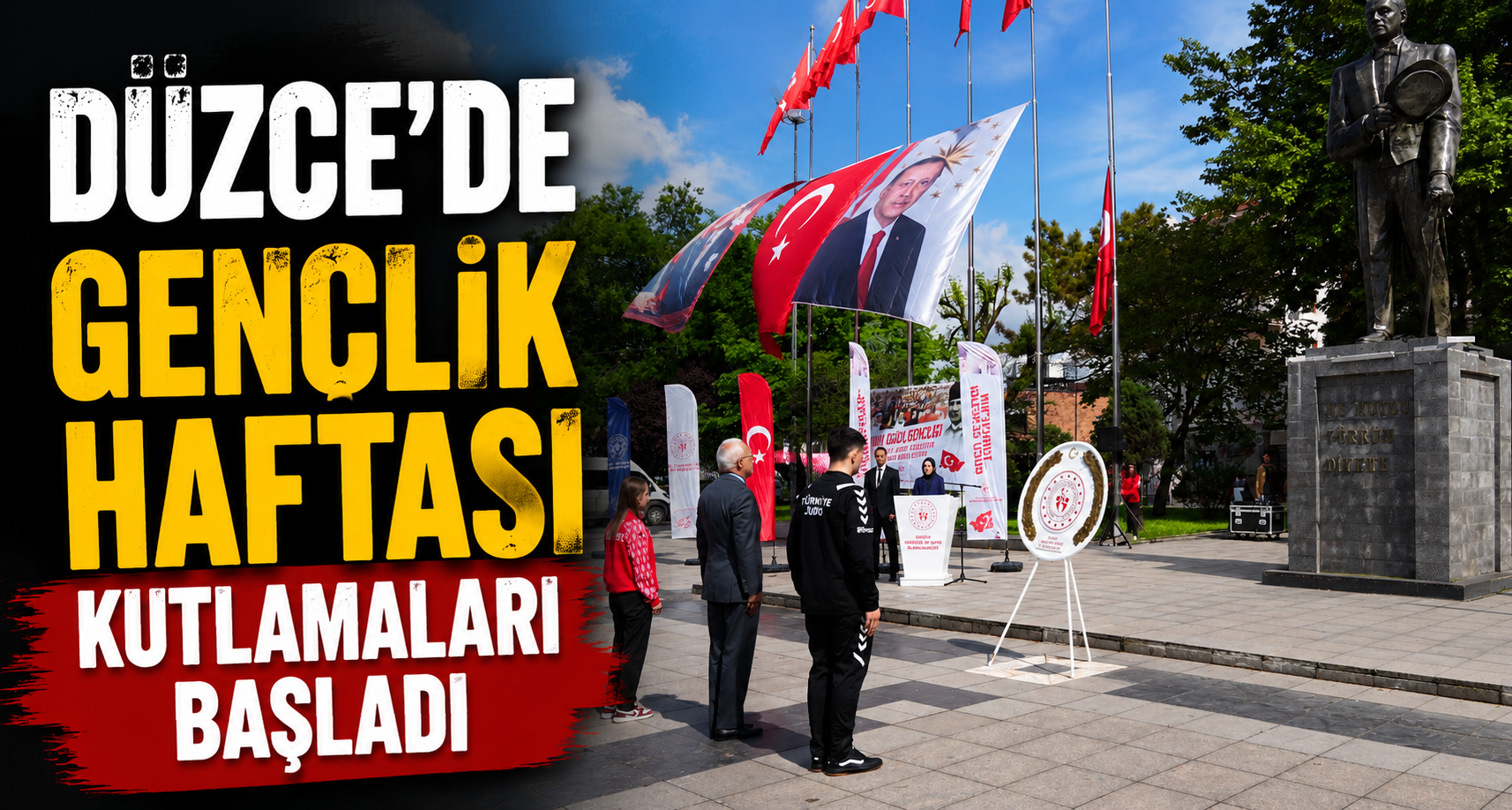 Düzce’de Gençlik Haftası Kutlamaları Başladı