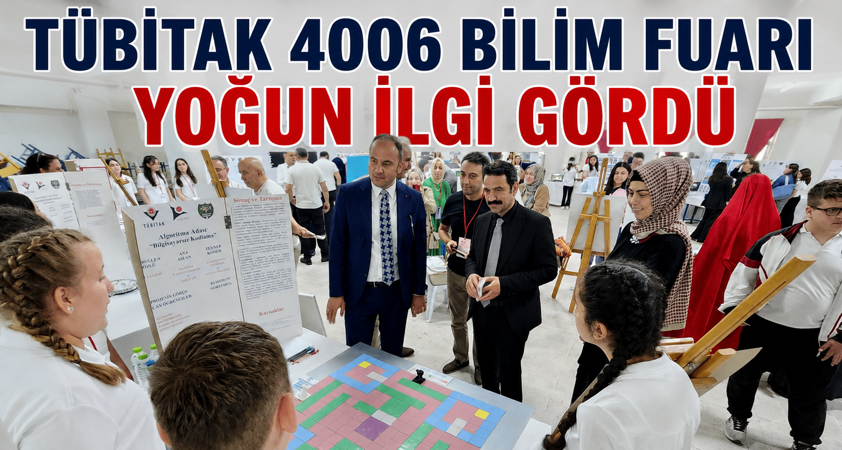 TÜBİTAK 4006 Bilim Fuarı Yoğun İlgi Gördü