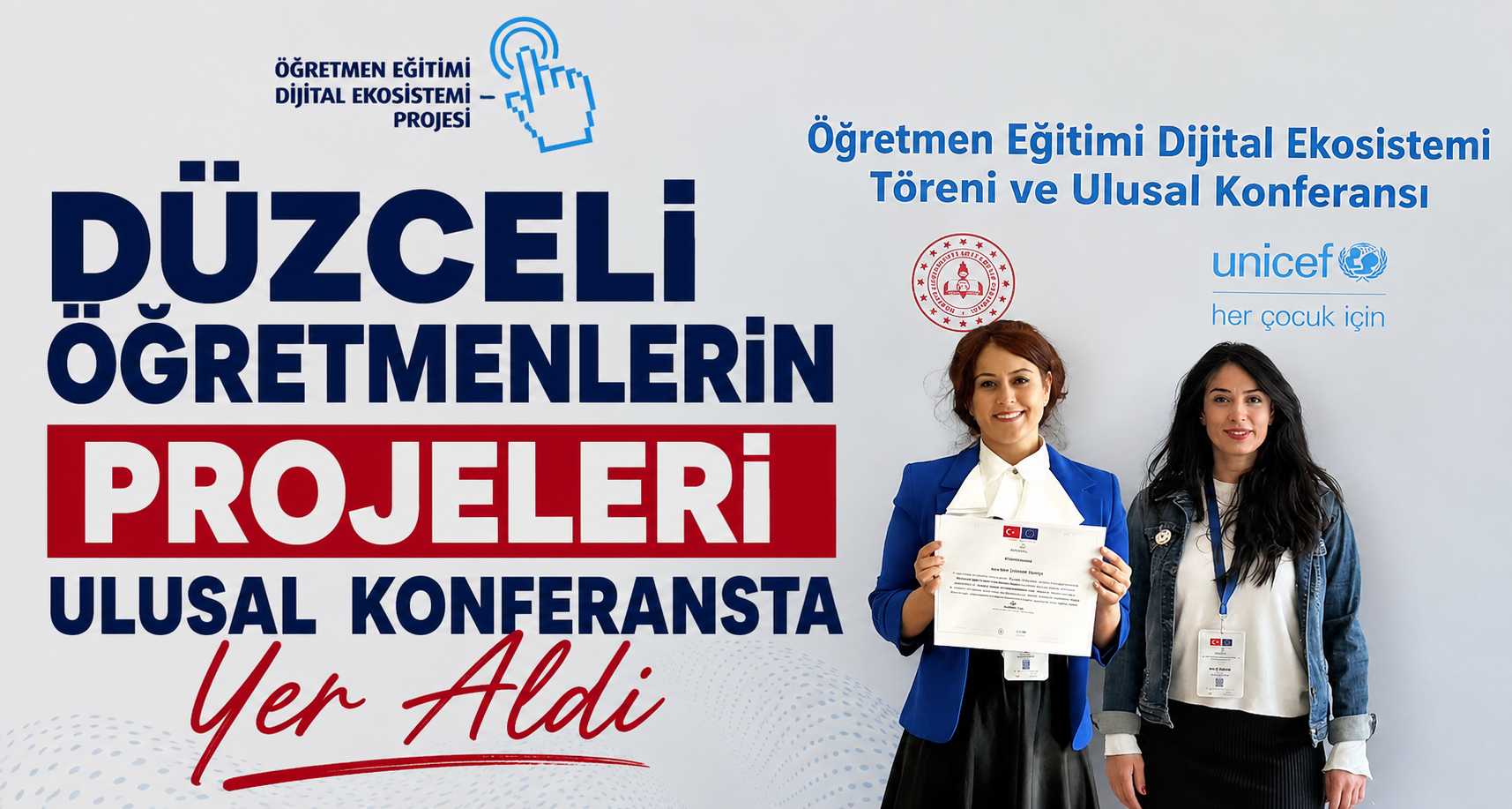 Düzceli Öğretmenlerin Projeleri Ulusal Konferansta Yer Aldı