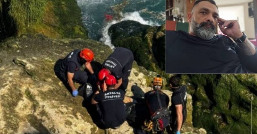 Antalya’da 40 metrelik falezlerden düşen şahıs hayatını kaybetti