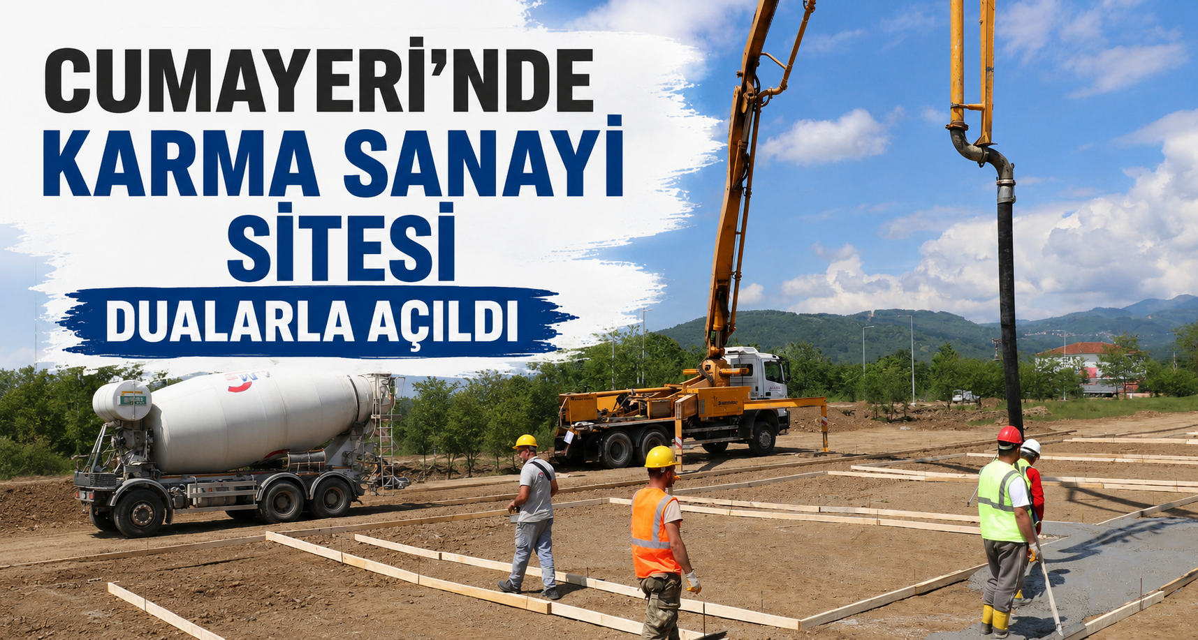 Karma Sanayi Sitesi Dualarla Açıldı