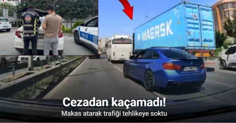 Esenyurt’ta makas atan sürücüye 96 bin TL ceza, ehliyetine ve araca el konuldu