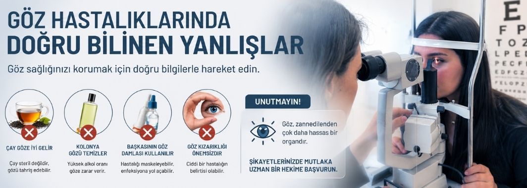 Göz Hastalıklarında Doğru Bilinen Yanlışlar
