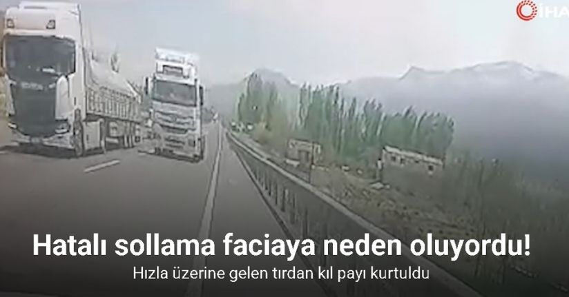 Hatalı sollama faciaya neden oluyorduHatalı sollama faciaya neden oluyordu