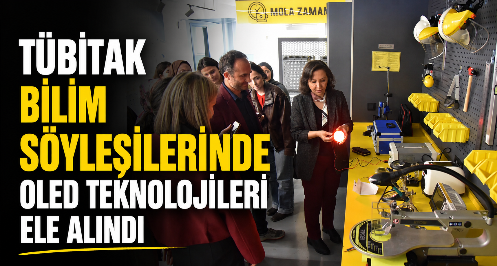 TÜBİTAK Bilim Söyleşilerinde OLED Teknolojileri Ele Alındı