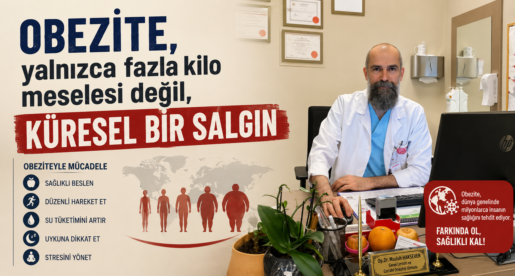 Obezite, yalnızca fazla kilo meselesi değil, küresel bir salgın
