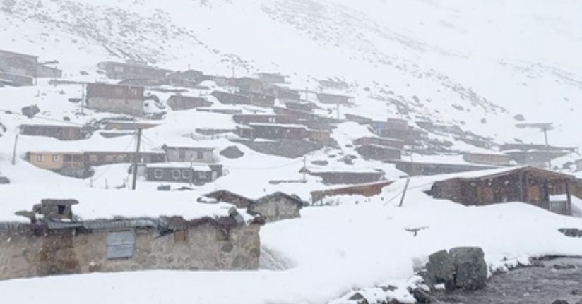 Mayıs ayında Rize’nin yükseklerinde kar yağışı