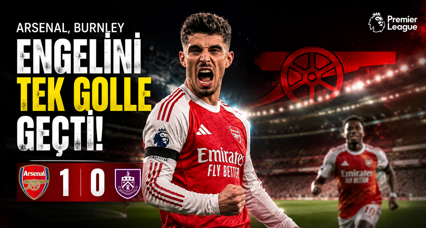 Arsenal, Burnley Engelini Tek Golle Geçti