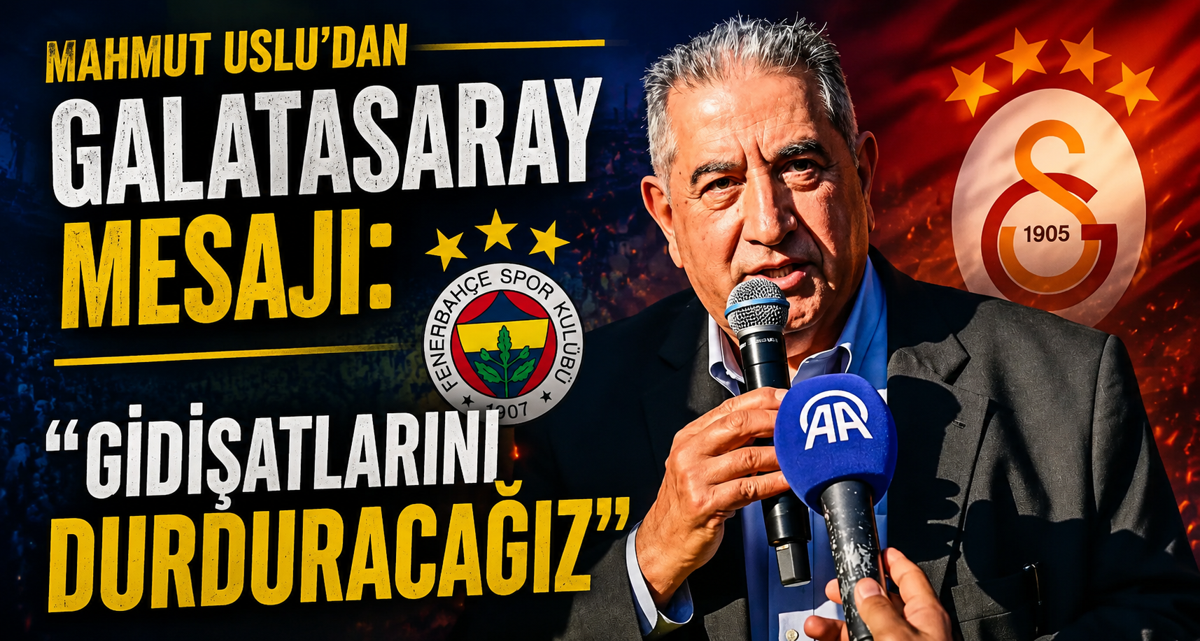 Mahmut Uslu’dan Galatasaray Mesajı: “Gidişatlarını Durduracağız”
