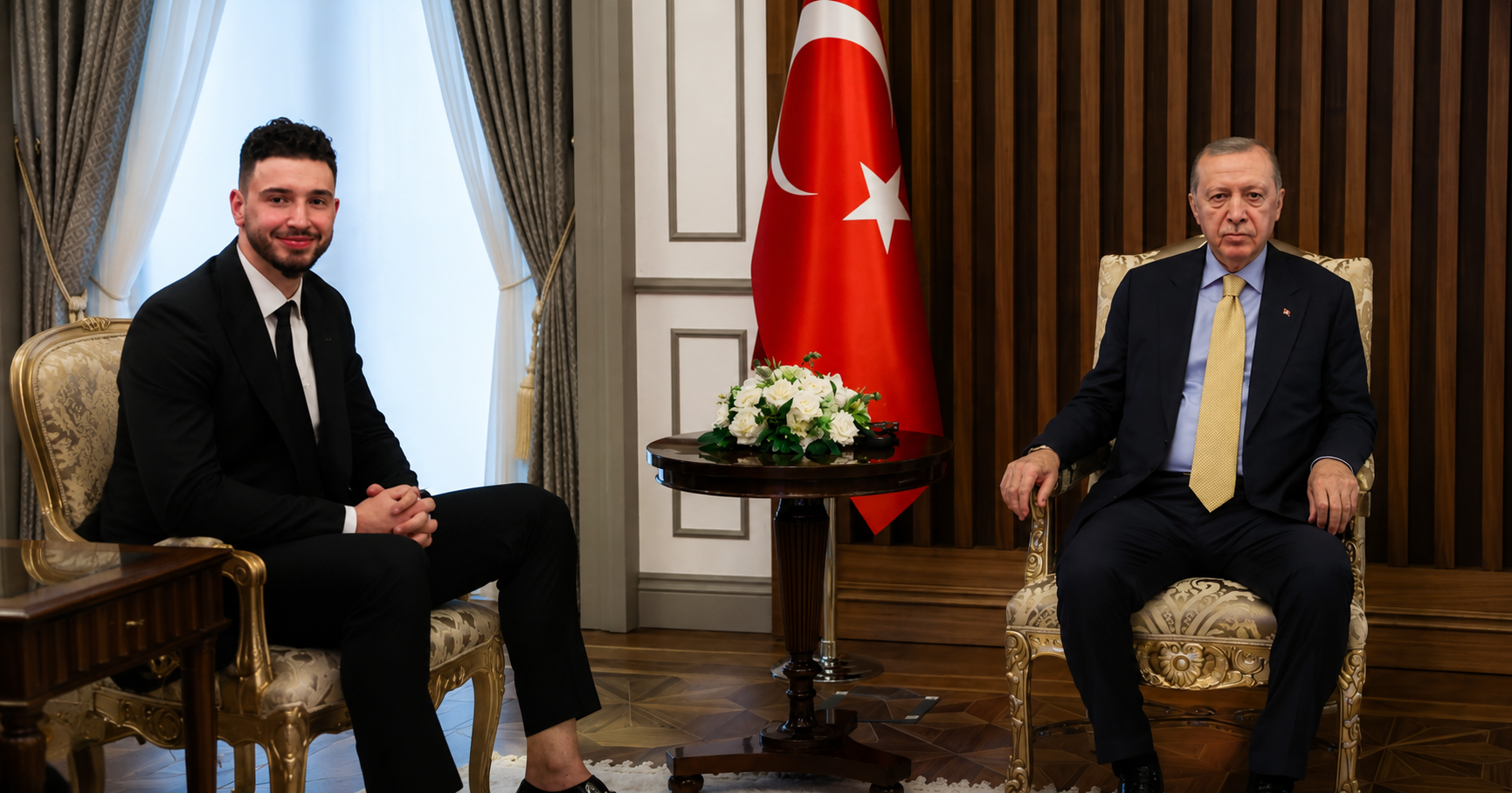 Cumhurbaşkanı Erdoğan, Alperen Şengün’ü kabul etti