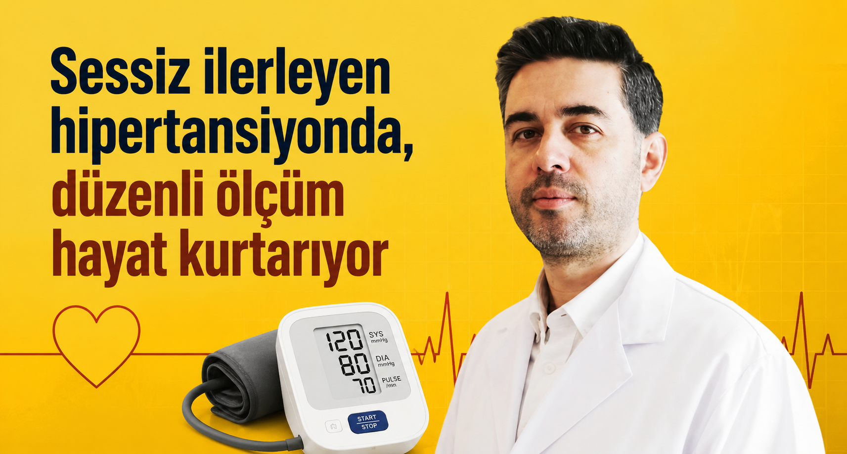Sessiz ilerleyen hipertansiyonda, düzenli ölçüm hayat kurtarıyor
