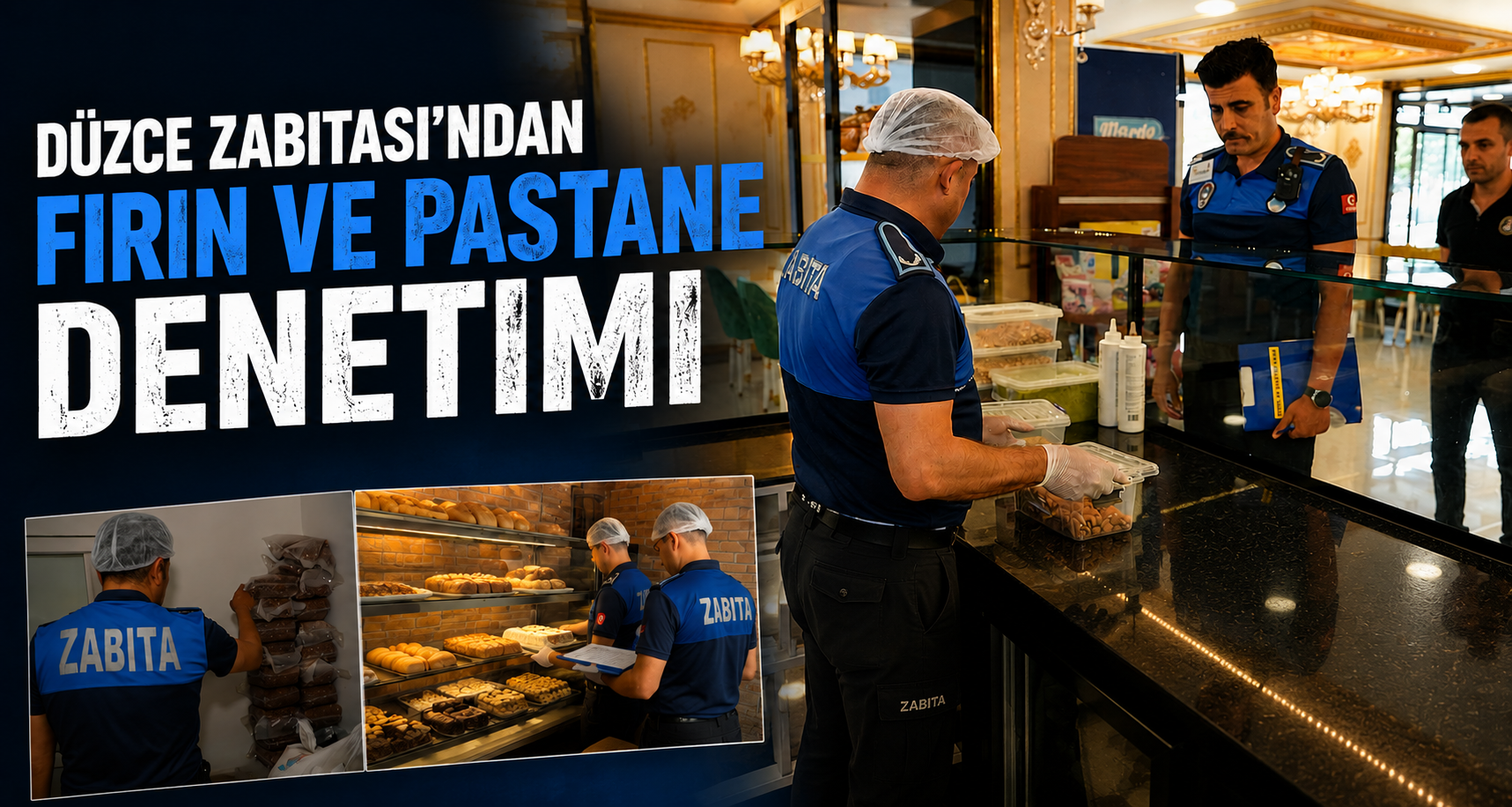 Düzce Zabıtası’ndan Fırın Ve Pastane Denetimi