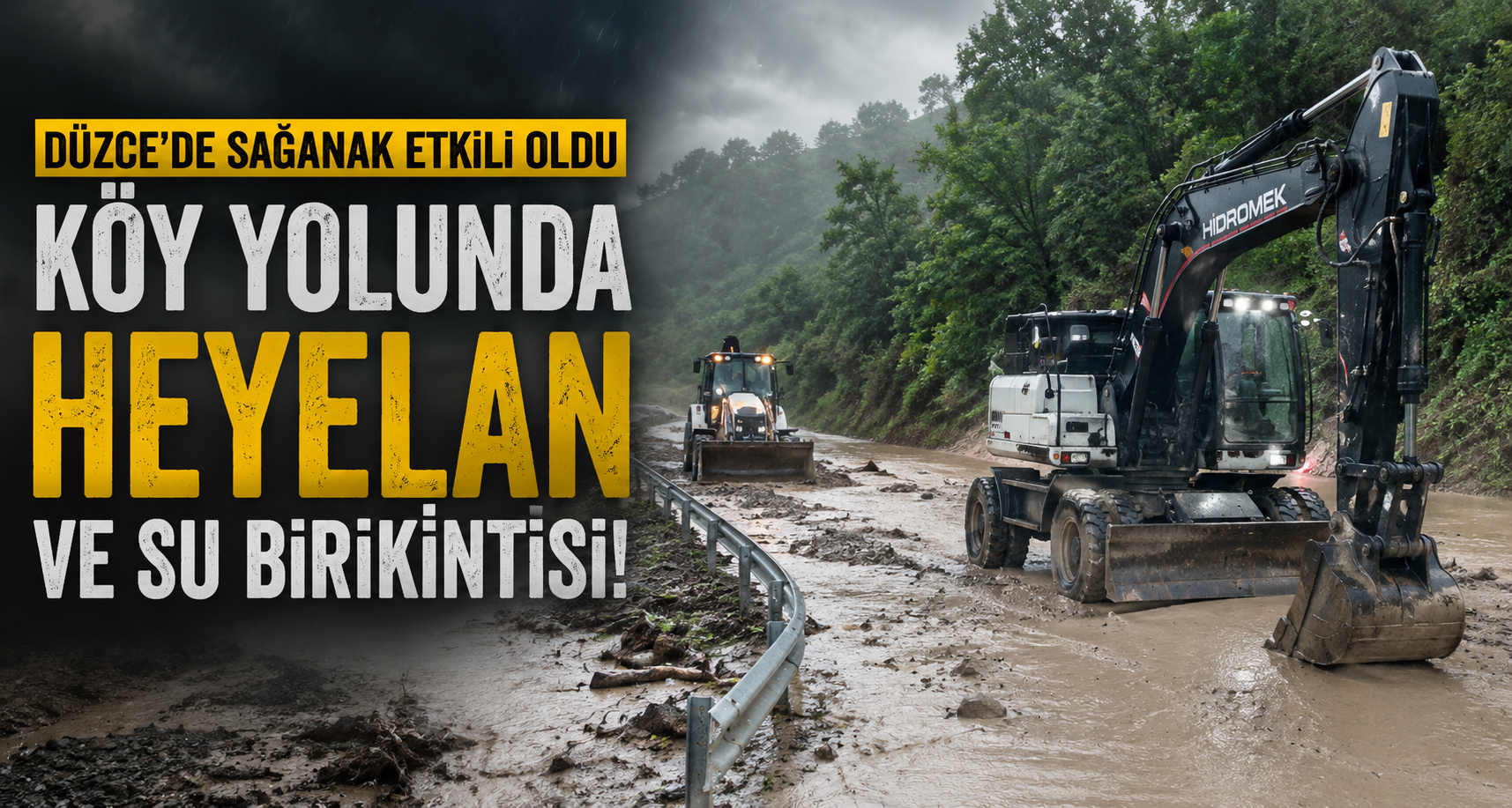 Dokuzdeğirmen’de Şiddetli Yağış Hayatı Felç Etti