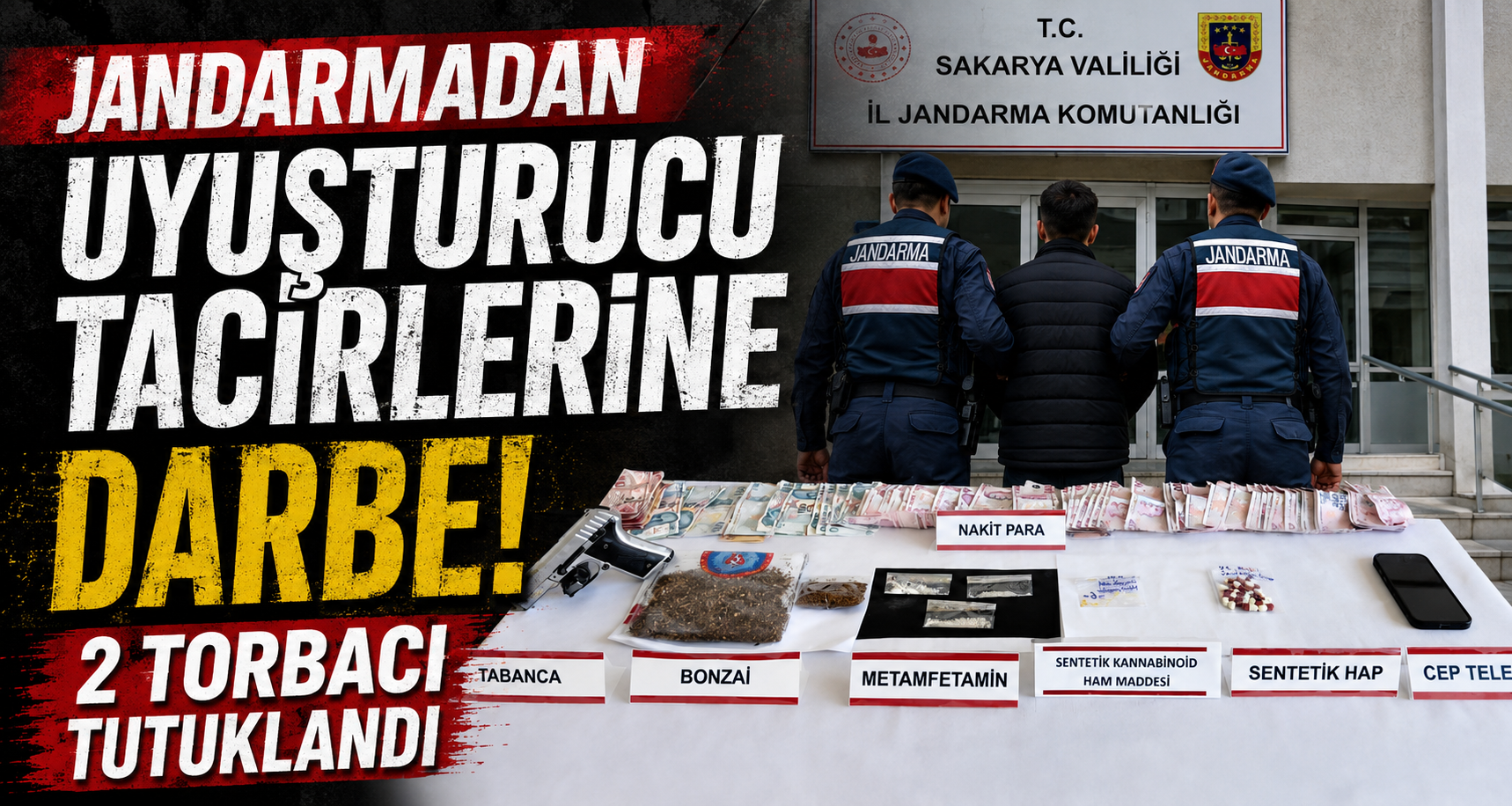 Jandarmadan uyuşturucu tacirlerine darbe: 2 torbacı tutuklandı