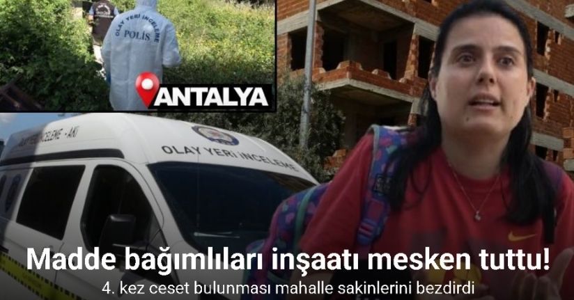 Yıllardır yapımı tamamlanmayan inşaatta erkek cesedi bulundu